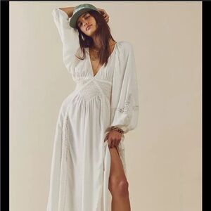 Free People South West Lace Maxi dress size M